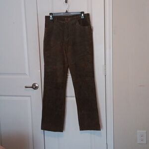 Brandon Thomas Leather(Suede) Pants, SZ.10 NWT